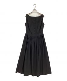 HER LIP TO（ハーリップトゥ）の古着「ノースリーブワンピース」｜ブラック