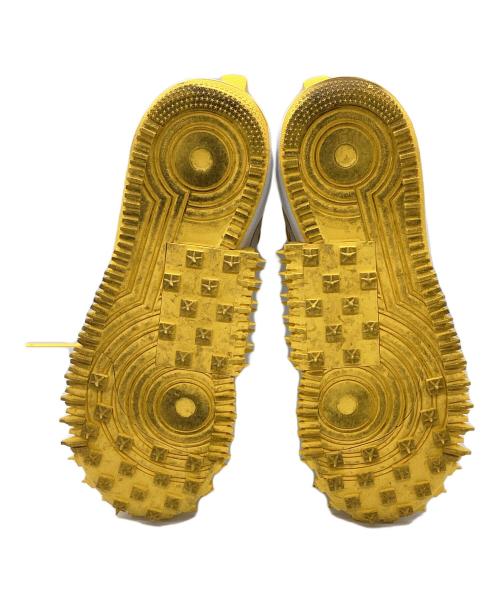 NIKE（ナイキ）NIKE (ナイキ) OFFWHITE (オフホワイト) AIR FORCE 1 MID SP LTHR イエロー×ホワイト サイズ:28.5㎝の古着・服飾アイテム