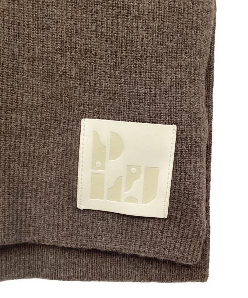 PHEENY（フィーニー）PHEENY (フィーニー) Half cardigan zip snood ブラウン サイズ:FREEの古着・服飾アイテム
