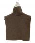 PHEENY (フィーニー) Half cardigan zip snood ブラウン サイズ:FREE：7000円