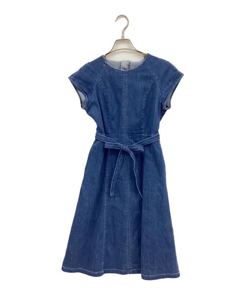 BLUE LABEL CRESTBRIDGE（ブルーレーベルクレストブリッジ）BLUE LABEL CRESTBRIDGE (ブルーレーベルクレストブリッジ) ライトデニムドレス ブルー サイズ:36の古着・服飾アイテム