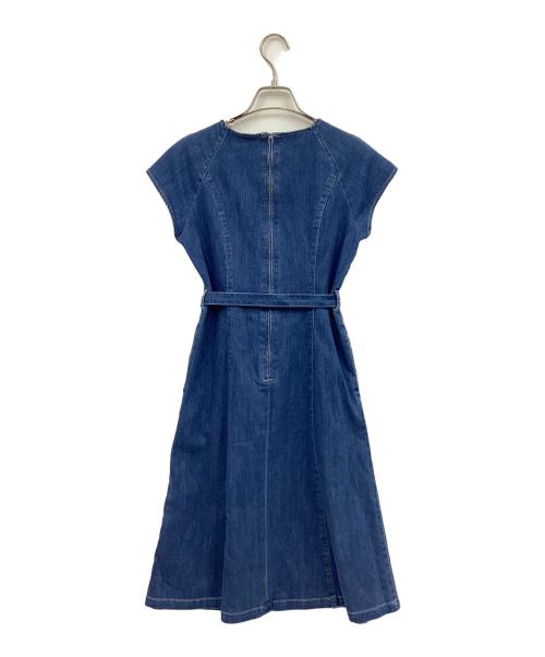 BLUE LABEL CRESTBRIDGE（ブルーレーベルクレストブリッジ）BLUE LABEL CRESTBRIDGE (ブルーレーベルクレストブリッジ) ライトデニムドレス ブルー サイズ:36の古着・服飾アイテム