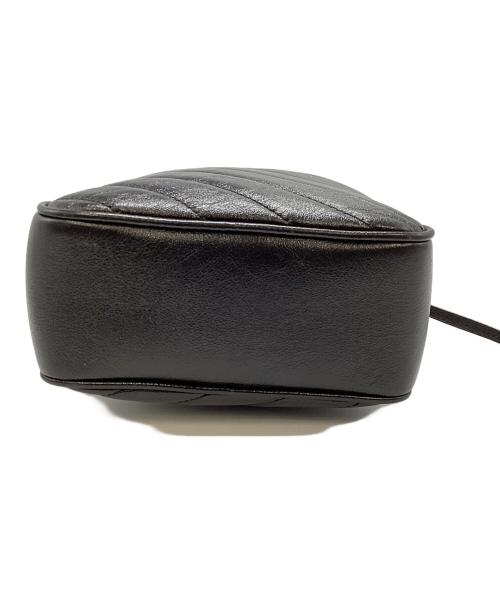 GUCCI（グッチ）GUCCI (グッチ) グッチ/GGマーモント/550155/チェーンショルダーバッグ ブラック×ゴールドの古着・服飾アイテム