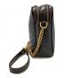 GUCCI (グッチ) グッチ/GGマーモント/550155/チェーンショルダーバッグ ブラック×ゴールド：75000円