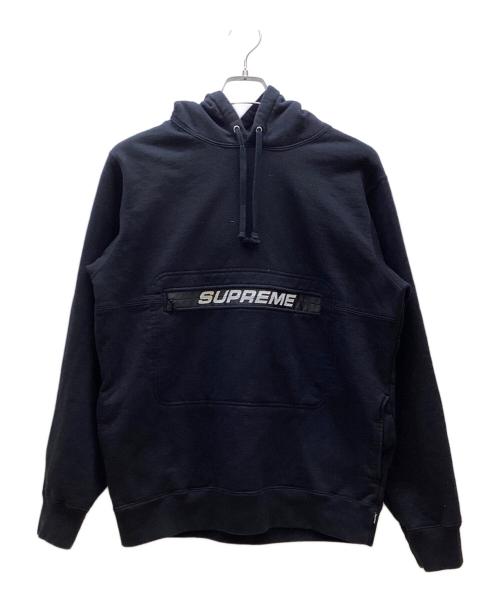 SUPREME（シュプリーム）SUPREME (シュプリーム) Zip Pouch Hooded Sweatshirt ブラック サイズ:Mの古着・服飾アイテム