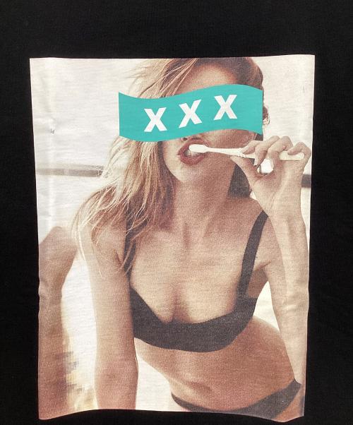 GOD SELECTION XXX（ゴッド セレクション トリプルエックス）GOD SELECTION XXX (ゴッド セレクション トリプルエックス) 半袖カットソー ブラック サイズ:Lの古着・服飾アイテム