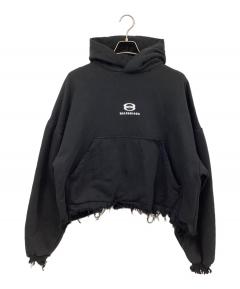 中古・古着通販】BALENCIAGA (バレンシアガ) ロゴニット ブルー