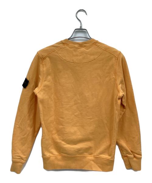 STONE ISLAND（ストーンアイランド）STONE ISLAND (ストーンアイランド) ワッペンクルーネックスウェット オレンジ サイズ:Sの古着・服飾アイテム
