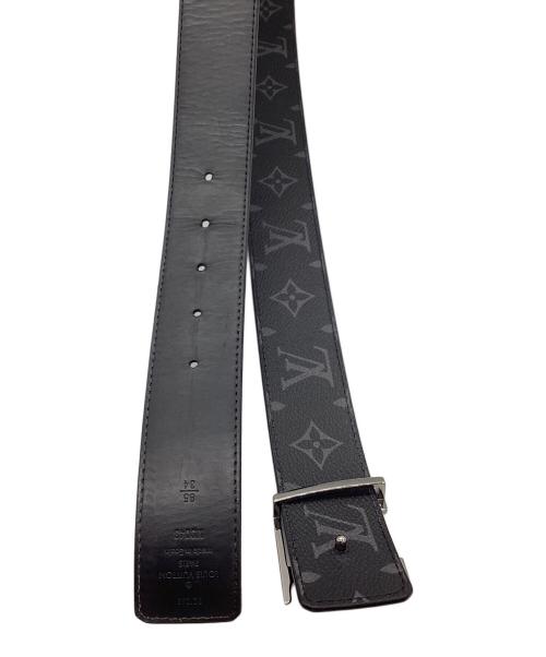 LOUIS VUITTON（ルイ ヴィトン）LOUIS VUITTON (ルイ ヴィトン) LV イニシャル 40MM リバーシブル グレー×ブラックの古着・服飾アイテム