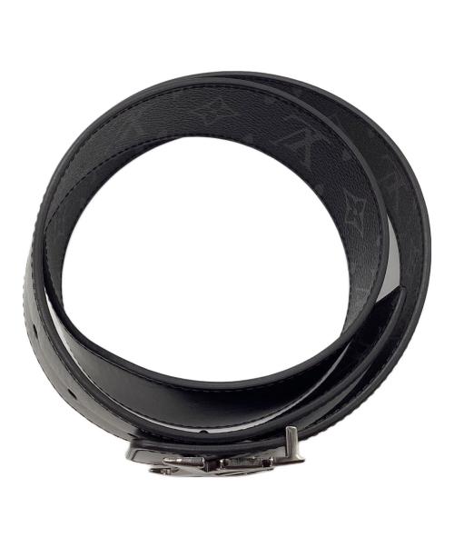 LOUIS VUITTON（ルイ ヴィトン）LOUIS VUITTON (ルイ ヴィトン) LV イニシャル 40MM リバーシブル グレー×ブラックの古着・服飾アイテム