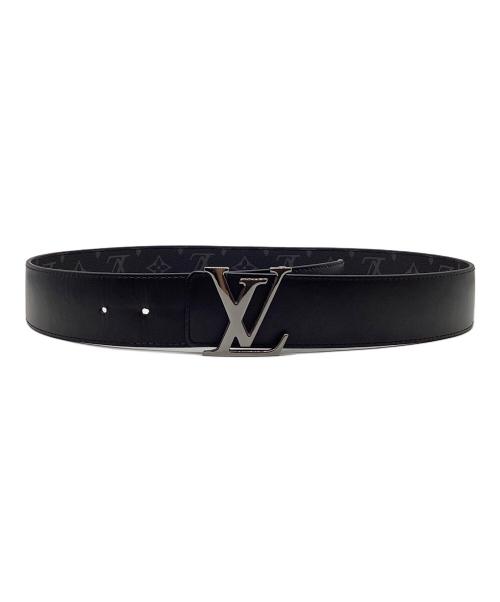 LOUIS VUITTON（ルイ ヴィトン）LOUIS VUITTON (ルイ ヴィトン) LV イニシャル 40MM リバーシブル グレー×ブラックの古着・服飾アイテム