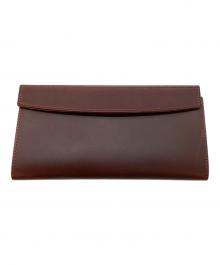 M+（エムピウ）の古着「エムピウ/13051003/FERMA WALLET Long brown/長財布」｜ブラウン