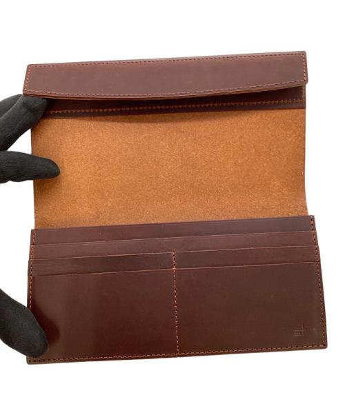 M+（エムピウ）M+ (エムピウ) エムピウ/13051003/FERMA WALLET Long brown/長財布 ブラウンの古着・服飾アイテム
