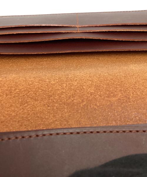 M+（エムピウ）M+ (エムピウ) エムピウ/13051003/FERMA WALLET Long brown/長財布 ブラウンの古着・服飾アイテム