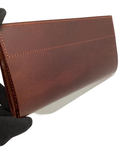 M+（エムピウ）M+ (エムピウ) エムピウ/13051003/FERMA WALLET Long brown/長財布 ブラウンの古着・服飾アイテム