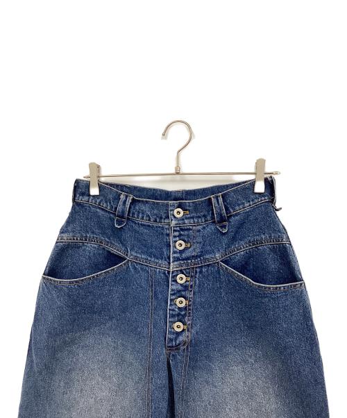 B.BALLSY（ボールジーブラザーズ）B.BALLSY (ボールジーブラザーズ) ワイドデニムパンツ サイズ:Mの古着・服飾アイテム