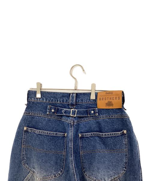 B.BALLSY（ボールジーブラザーズ）B.BALLSY (ボールジーブラザーズ) ワイドデニムパンツ サイズ:Mの古着・服飾アイテム