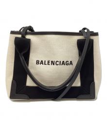 BALENCIAGA（バレンシアガ）の古着「ショルダー2WAYバッグ」｜ブラック×ホワイト