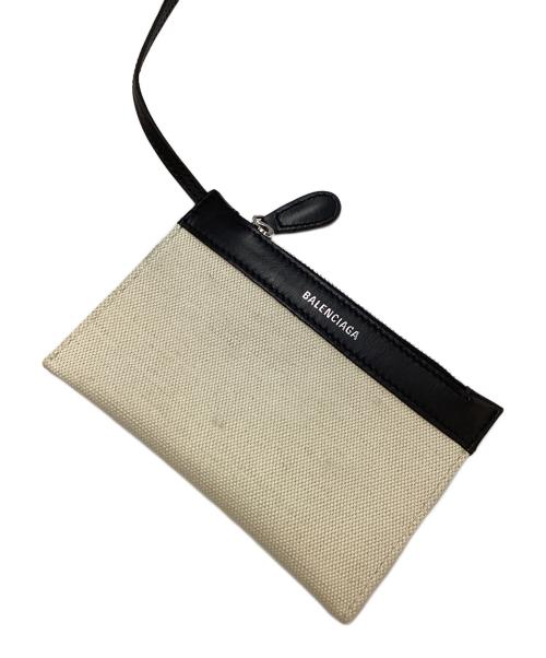 BALENCIAGA（バレンシアガ）BALENCIAGA (バレンシアガ) ショルダー2WAYバッグ ブラック×ホワイトの古着・服飾アイテム