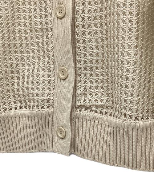 BLUE LABEL CRESTBRIDGE（ブルーレーベルクレストブリッジ）BLUE LABEL CRESTBRIDGE (ブルーレーベルクレストブリッジ) 薄手カーディガン ベージュ サイズ:38の古着・服飾アイテム