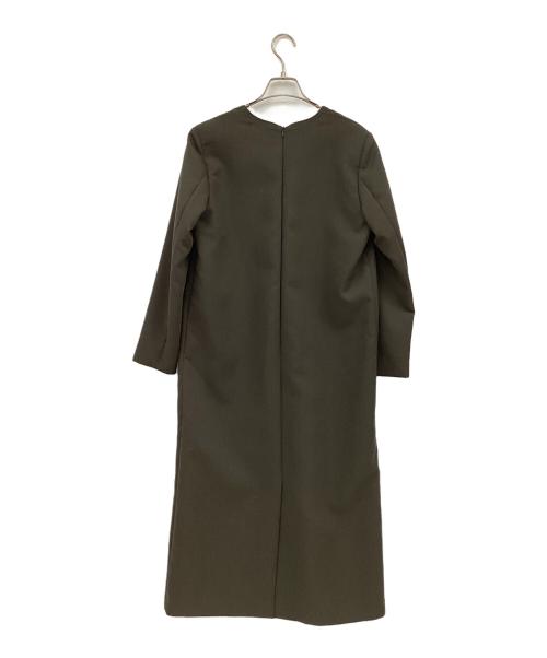 UNTITLED（アンタイトル）UNTITLED (アンタイトル) 深Vネックサックワンピース グレー サイズ:M 未使用品の古着・服飾アイテム