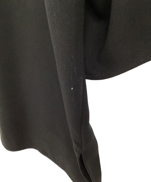 SOEJU（ソージュ）SOEJU (ソージュ) ライトクロスクルーネックブラウス ブラック サイズ:Lの古着・服飾アイテム