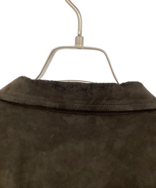 BURBERRY LONDON（バーバリーロンドン）BURBERRY LONDON (バーバリーロンドン) スウェードジップジャケット ブラウン サイズ:Mの古着・服飾アイテム