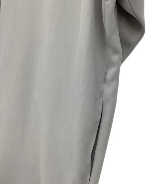 SOEJU（ソージュ）SOEJU (ソージュ) バンドカラーシャツワンピース グレー サイズ:Mの古着・服飾アイテム