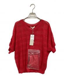 EPOCA（エポカ）の古着「薄手ニット」｜レッド