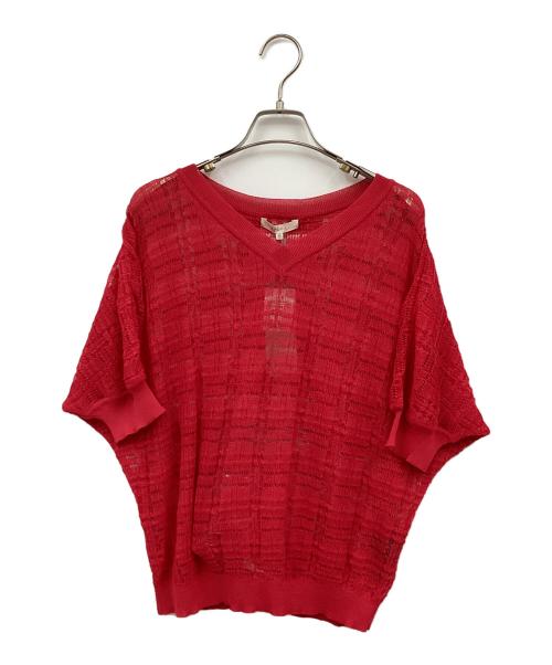 EPOCA（エポカ）EPOCA (エポカ) 薄手ニット レッド サイズ:40 未使用品の古着・服飾アイテム