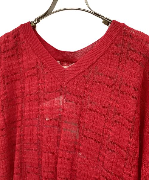 EPOCA（エポカ）EPOCA (エポカ) 薄手ニット レッド サイズ:40 未使用品の古着・服飾アイテム