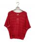 EPOCA (エポカ) 薄手ニット レッド サイズ:40 未使用品：9000円