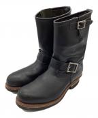 RED WINGレッドウィング）の古着「エンジニアブーツ」｜ブラック