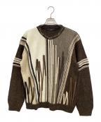 Protege COLLECTIONプロテージ コレクション）の古着「厚手ニット」｜ホワイト×ブラウン