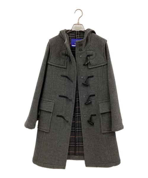 BURBERRY BLUE LABEL（バーバリー ブルー レーベル）BURBERRY BLUE LABEL (バーバリーロンドンブルーレーベル) ダッフルコート グレー サイズ:40の古着・服飾アイテム