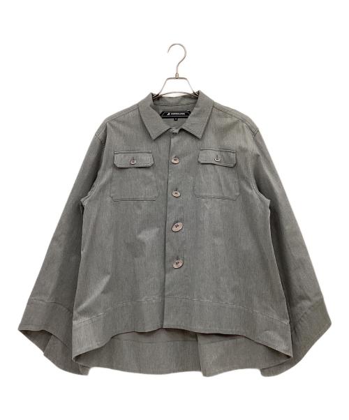 ANREALAGE（アンリアレイジ）ANREALAGE (アンリアレイジ) 長袖シャツ ライトグレー サイズ:50の古着・服飾アイテム
