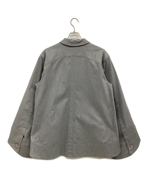 ANREALAGE（アンリアレイジ）ANREALAGE (アンリアレイジ) 長袖シャツ ライトグレー サイズ:50の古着・服飾アイテム