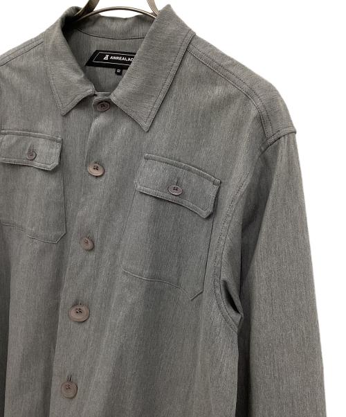 ANREALAGE（アンリアレイジ）ANREALAGE (アンリアレイジ) 長袖シャツ ライトグレー サイズ:50の古着・服飾アイテム