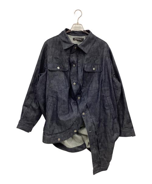 ANREALAGE（アンリアレイジ）ANREALAGE (アンリアレイジ) ボールA&Zデニムジャケット サイズ:48の古着・服飾アイテム