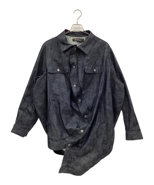 ANREALAGE（アンリアレイジ）ANREALAGE (アンリアレイジ) ボールA&Zデニムジャケット サイズ:48の古着・服飾アイテム