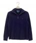 POLO RALPH LAUREN（ポロ・ラルフローレン）の古着「ハーフジップ長袖スウェット」｜ネイビー