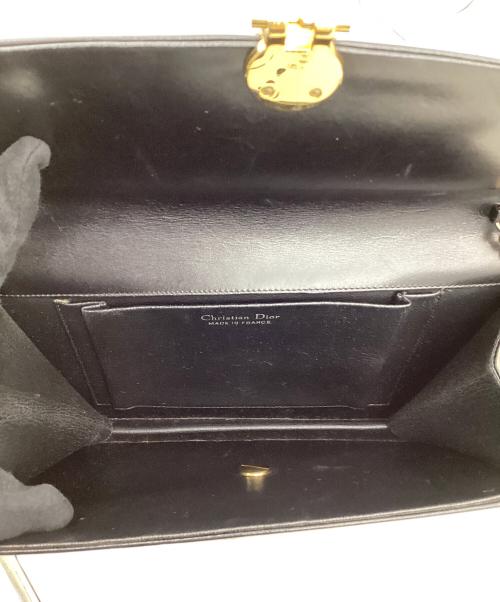 Christian Dior（クリスチャン ディオール）Christian Dior (クリスチャン ディオール) クリスチャン ディオール/チェーンショルダーバッグ ブラック×ゴールドの古着・服飾アイテム