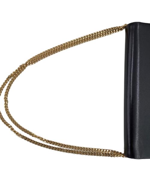 Christian Dior（クリスチャン ディオール）Christian Dior (クリスチャン ディオール) クリスチャン ディオール/チェーンショルダーバッグ ブラック×ゴールドの古着・服飾アイテム