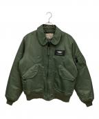 AVIREXアヴィレックス）の古着「MA-1ジャケット」｜グリーン