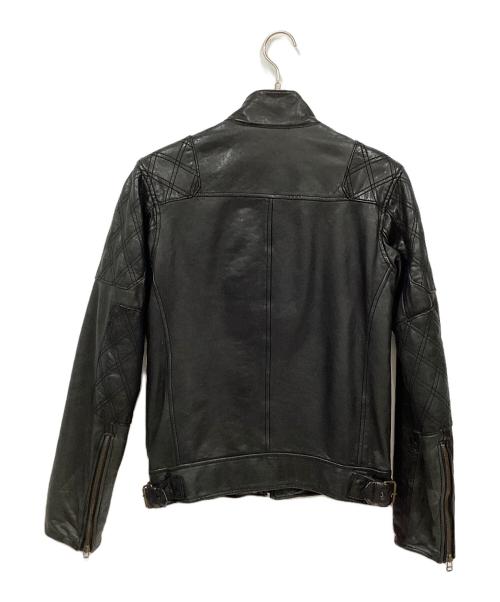 JOHNBULL（ジョンブル）JOHNBULL (ジョンブル) ラムレザージャケット ブラック サイズ:Mの古着・服飾アイテム