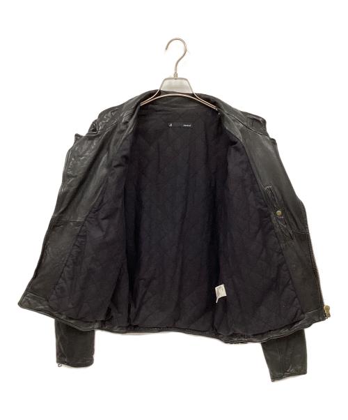 JOHNBULL（ジョンブル）JOHNBULL (ジョンブル) ラムレザージャケット ブラック サイズ:Mの古着・服飾アイテム