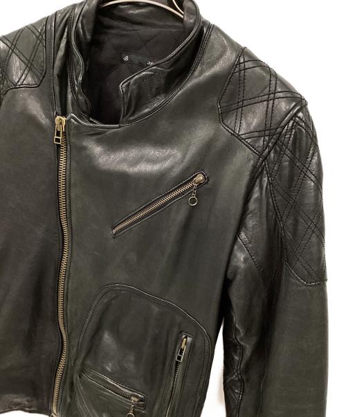 JOHNBULL（ジョンブル）JOHNBULL (ジョンブル) ラムレザージャケット ブラック サイズ:Mの古着・服飾アイテム