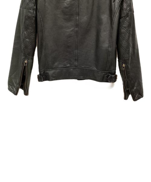 JOHNBULL（ジョンブル）JOHNBULL (ジョンブル) ラムレザージャケット ブラック サイズ:Mの古着・服飾アイテム