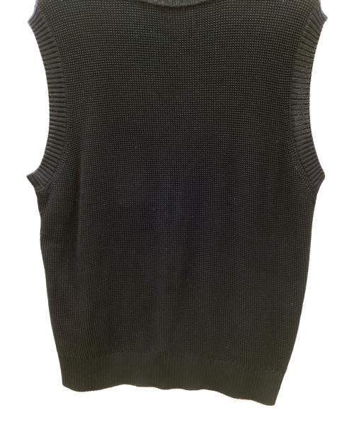 WELLDER（ウェルダー）WELLDER (ウェルダー) Oversize Pullover Knit Vest ブラック サイズ:4の古着・服飾アイテム
