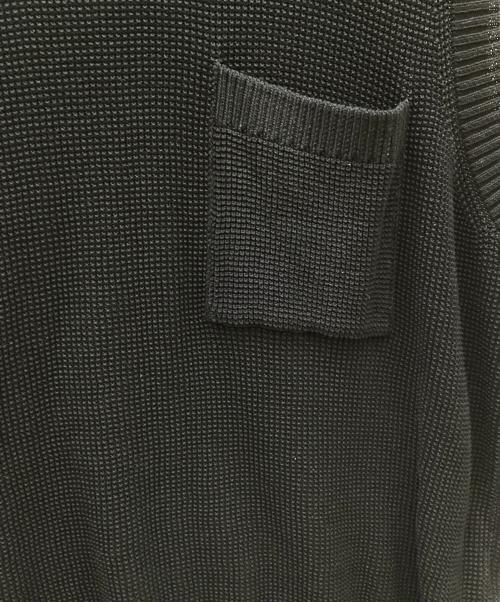 WELLDER（ウェルダー）WELLDER (ウェルダー) Oversize Pullover Knit Vest ブラック サイズ:4の古着・服飾アイテム